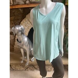 Duluth Armachillo Cooling Blue Tank Top Zipped Pocket Women’s Size XL